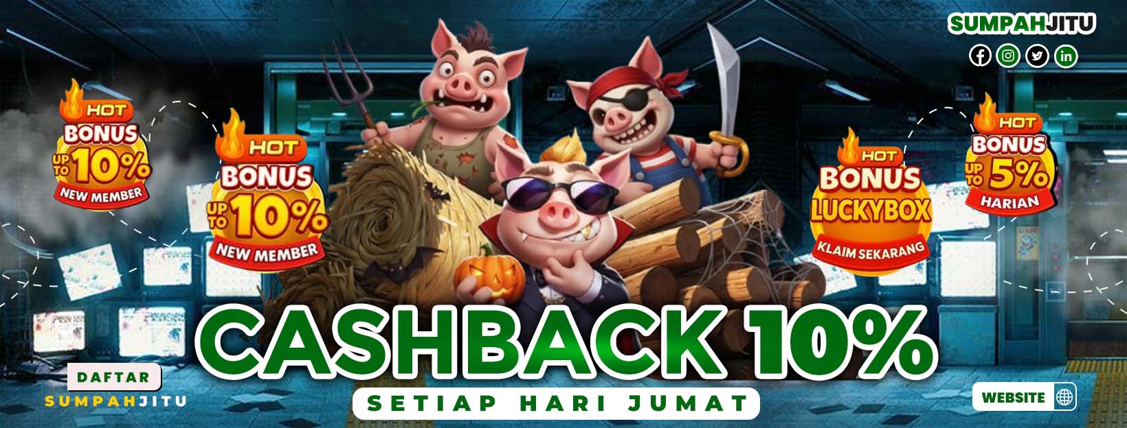 CASHBACK 10% SUMPAHJITU